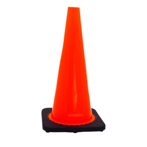 Cono de seguridad de pvc 45,71 y 90 cm